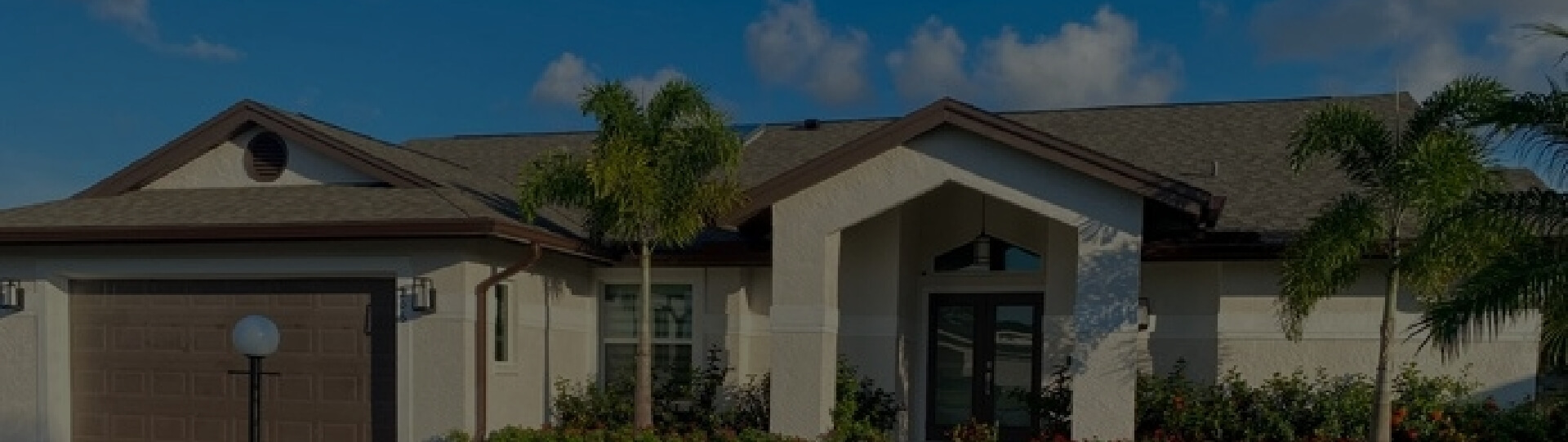 Shingle Roof on single floor home in Florida