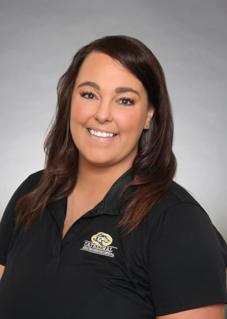 Amy Miller; Sales Associate for Cathedral Roofing
